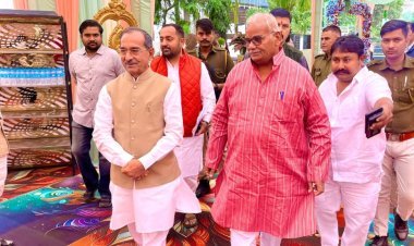 शिक्षा एवं पंचायती राज मंत्री मदन दिलावर ने सांसद राठौड़ से मुलाकात की