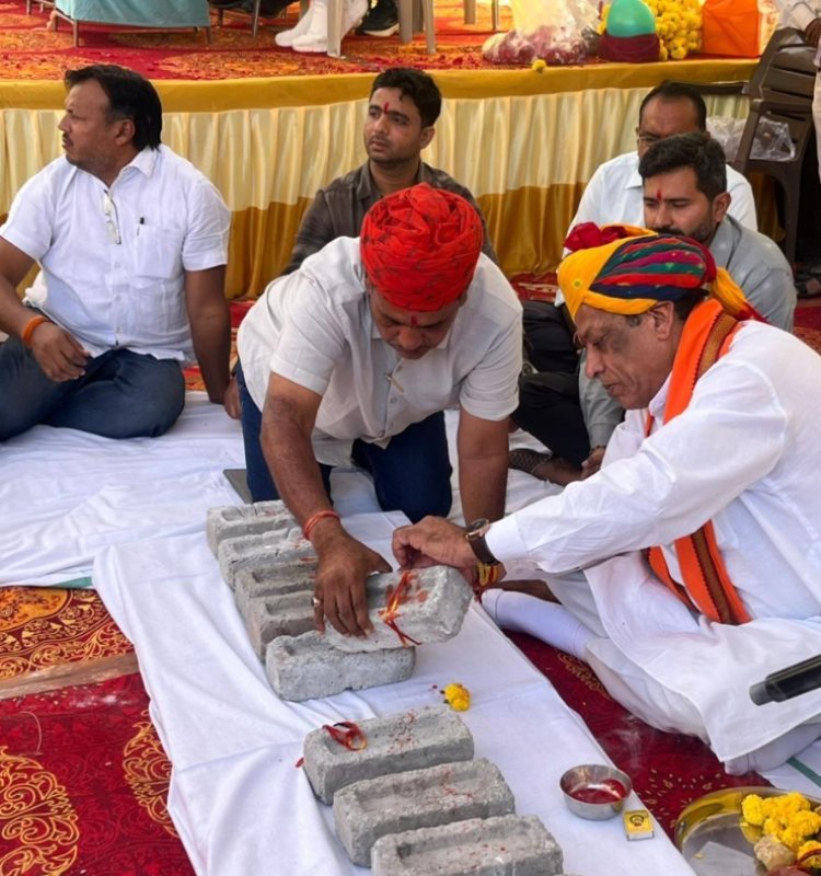 कैबिनेट मंत्री जोराराम कुमावत ने किया आठ सीसी सड़कों का लोकार्पण