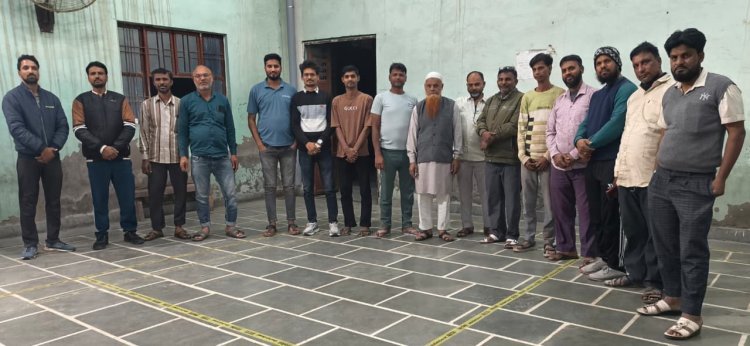 मुस्लिम सिलावट समाज मेड़ता के युवाओं की बैठक आयोजित 