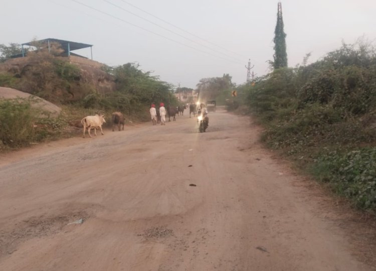 सड़को की हालात खराब