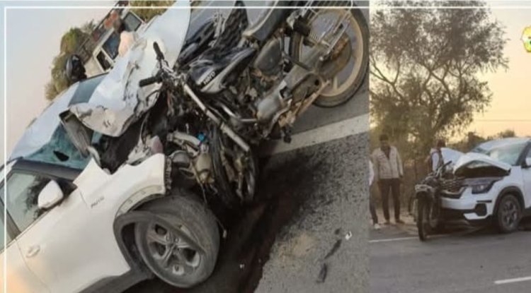 सड़क हादसे में माता पिता व पुत्र की मौत