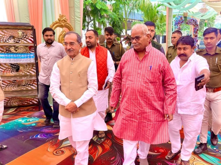 शिक्षा एवं पंचायती राज मंत्री मदन दिलावर ने सांसद राठौड़ से मुलाकात की