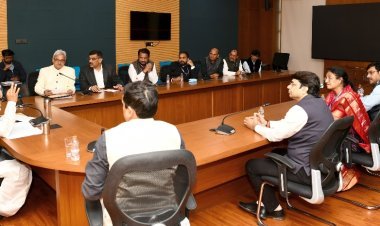 राज्यपाल बागड़े ने जेएनवीयू में उच्च शिक्षा गुणवत्ताएवं नई शिक्षा नीति से संबंधित विशेष समीक्षाली बैठक