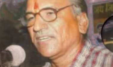 जनकवि कैलाश दान चारण का निधन शहर में शोक की लहर