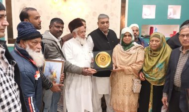 आल इंडिया हज वेलफेयर सोसायटी जोधपुर ने किया सम्मान