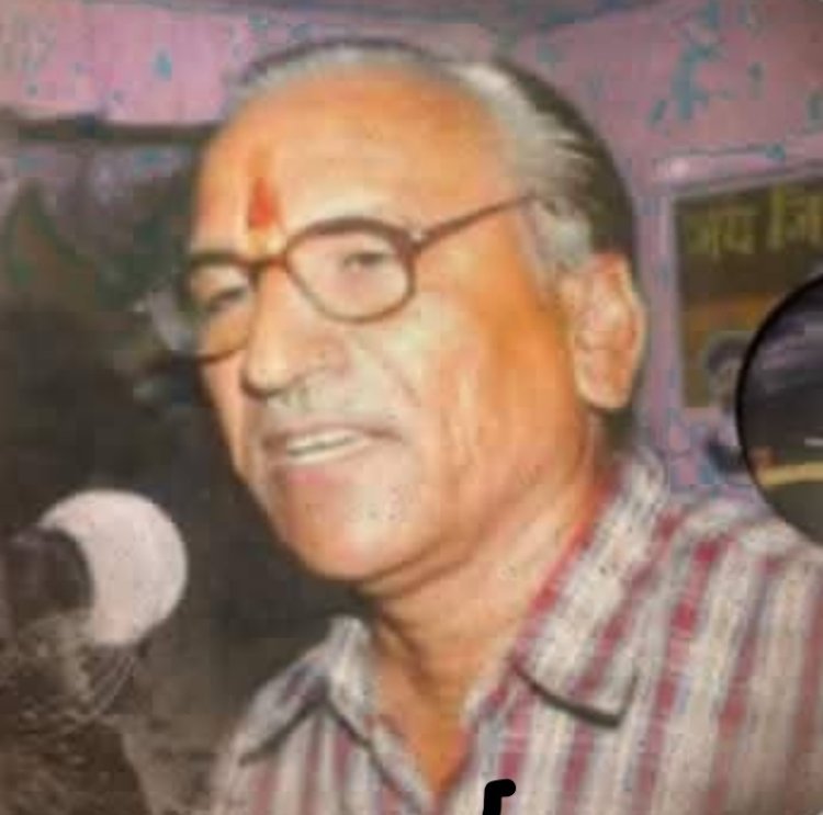 जनकवि कैलाश दान चारण का निधन शहर में शोक की लहर