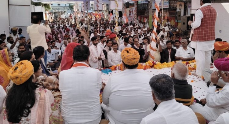 शिशुपाल सिँह निम्बाडा ने कांग्रेस जिलाध्यक्ष का संभाला कार्यभार       