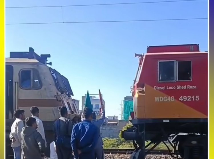 बीकानेर एक्सीप्रेस का इंजन हुआ खराब                       