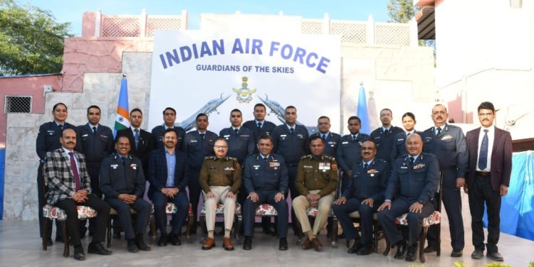 एयर फोर्स स्टेशन जयपुर में सम्मान समारोह*