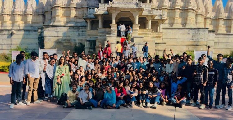 प्रशिक्षणार्थियों ने निहारा रणकपुर का वैभव