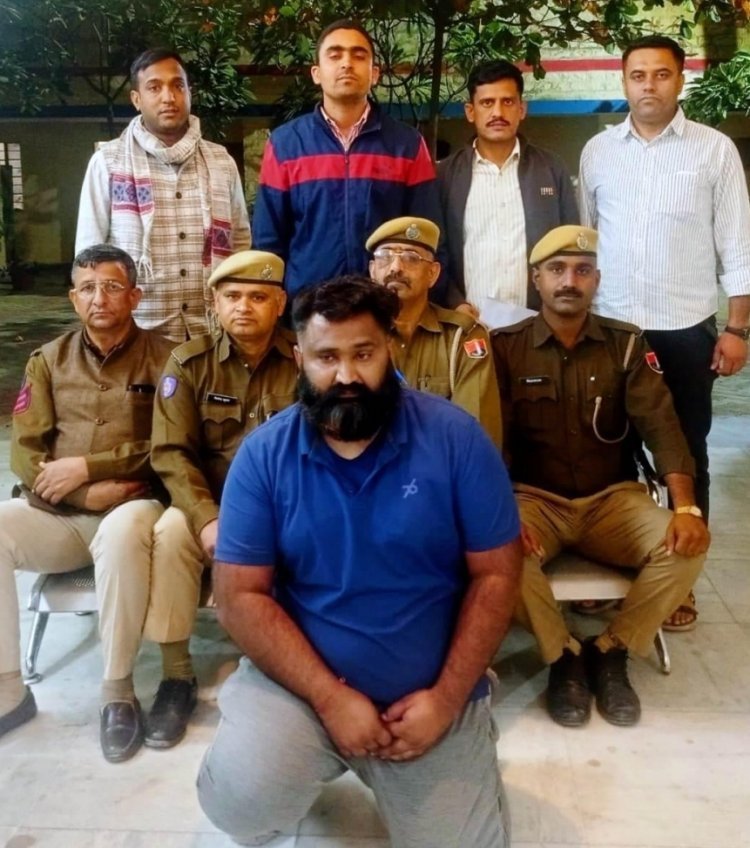 भदवासिया मंडी में मारपीट का आरोपी गिरफ्तार मोटर साईकिल जब्त