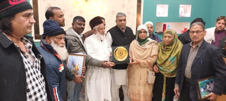 आल इंडिया हज वेलफेयर सोसायटी जोधपुर ने किया सम्मान