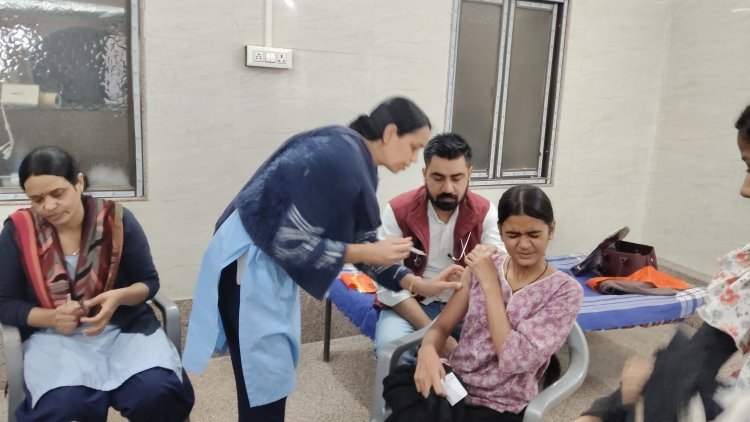 सीजीआईएफ के तत्वावधान में हुआ भव्य एचपीवी वैक्सीनेशन शिवर का आयोजन 