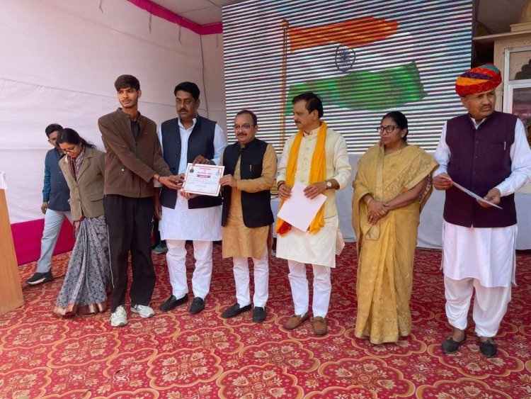 बच्चों को नशे से दूर रहकर अपने भविष्य की और ध्यान देना चाहिए:पूर्व मंत्री कन्हैयालाल मीणा