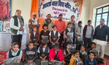 भामाशाह ने किए इक्कीस जरूरतमंद भइया बहनों को स्वेटर 