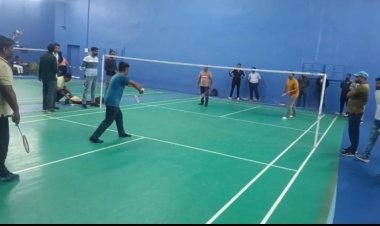 डिस्कॉम खेल-कूद प्रतियोगिता: दूसरे दिन बैडमिंटन शतरंज (पुरुष