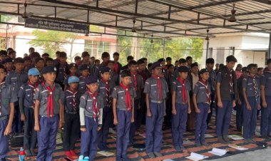 वन्देमातरम @150 पर स्काउट-गाइड का राष्ट्रगीत गायन एवं चित्रकला प्रतियोगिता आयोजित*