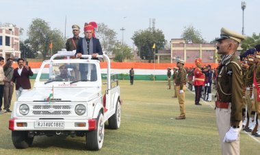 गणतंत्र दिवस जोधपुर में गरिमा उल्लास और राष्ट्रीय चेतना के साथ सम्पन्न*