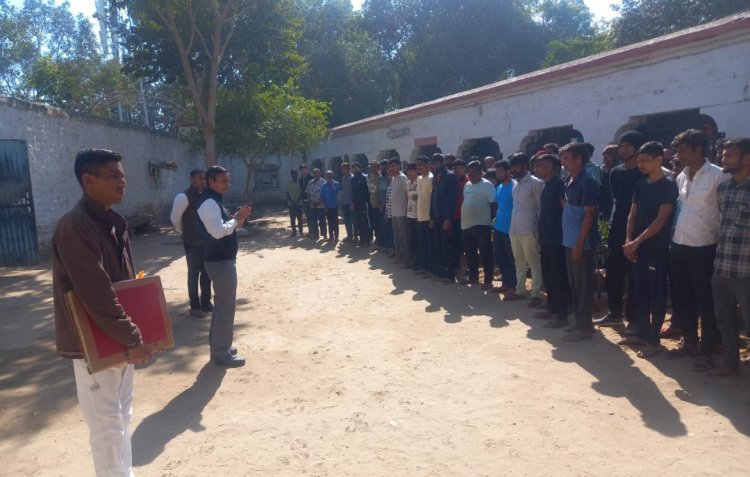 केन्द्रीय कारागृह जोधपुर का औचक निरीक्षण