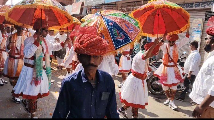 माही बीज पर सिरवी समाज ने निकाली भव्य शोभायात्रा जे