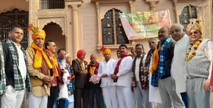 स्वर्णकार समाज की तहसील स्तरीय बैठक आयोजित, भामाशाह बंटू सोनी का हुआ सम्मान