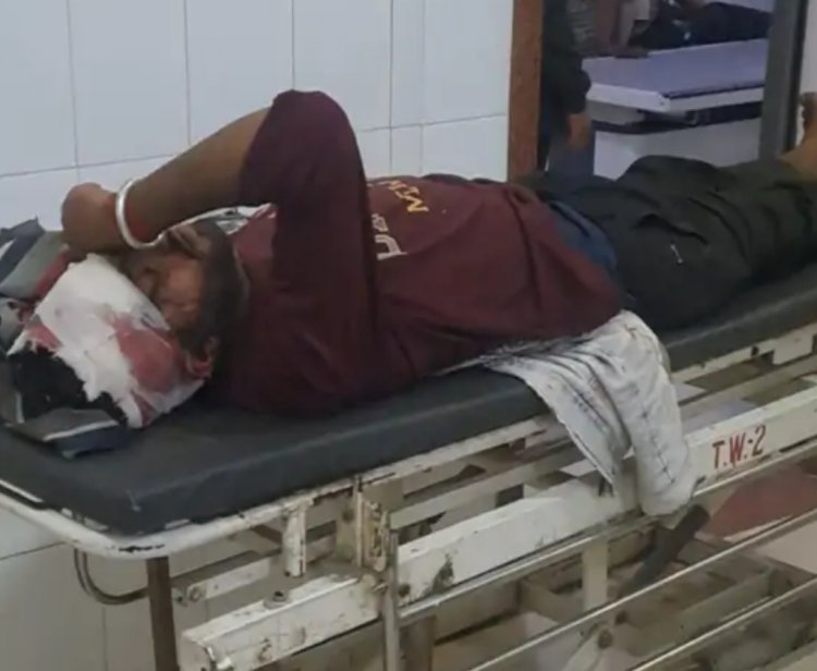 जीप ट्रक भिंडत 13 घायल             