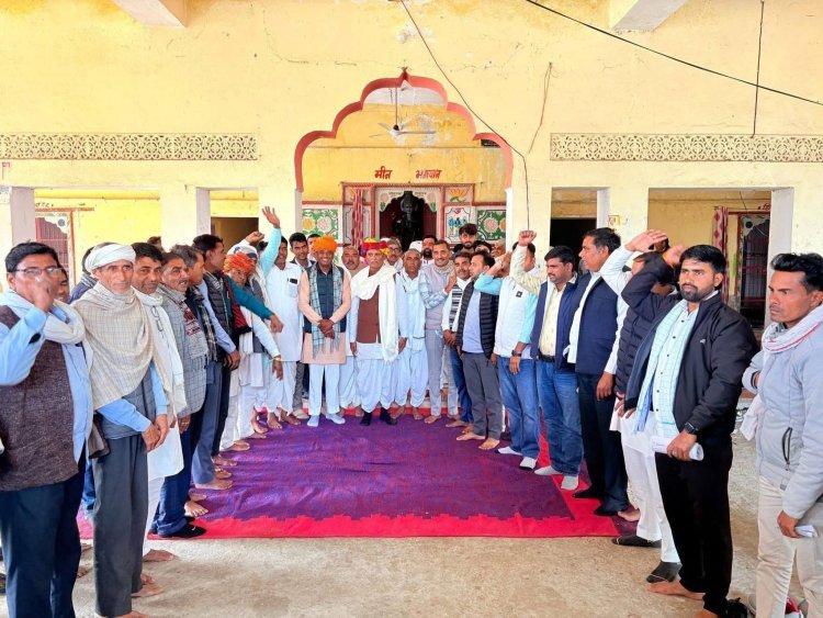 मनरेगा देश के गरीब मजदूर और ग्रामीण परिवारों का सबसे बड़ा अधिकार है: विधायक डीसी बैरवा