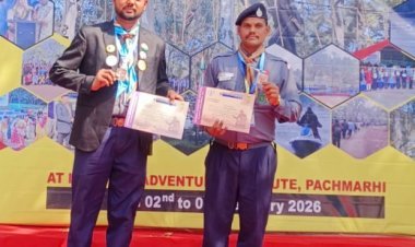 रोवर लीडर इंटरनेशनल एडवेंचर अवॉर्ड से हुए सम्मानित