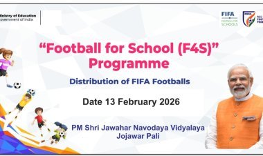 जेएनवी जोजावर को मिला फीफा फुटबॉल वितरण का जिम्मा 