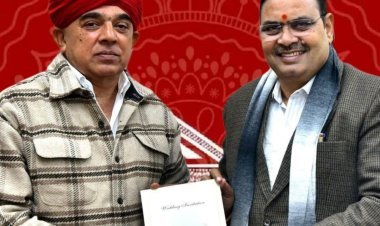 पूर्व सांसद मानवेंद्र सिंह के पुत्र हमीर सिंह का विवाह समारोह 