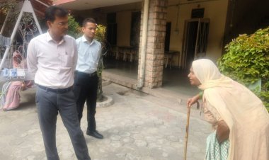 भाटी ने किया वृद्धआश्रम का निरीक्षण*