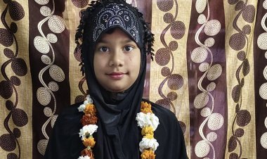 सात साल की हुजैफा ने रखा पहला रोजा