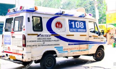 एम्बुलेंस में माल परिवहन       