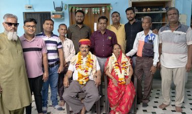 पत्रकार पाराशर दम्पति नेपाल की धार्मिक यात्रा कर लौटे   पत्रकारों ने गर्मजोशी के साथ किया भव्य स्वागत 