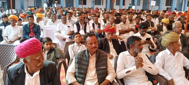 राव कुंपाजी की मूर्ति स्थापना की प्रथम वर्षगांठ हर्षोल्लास के साथ मनाई।  