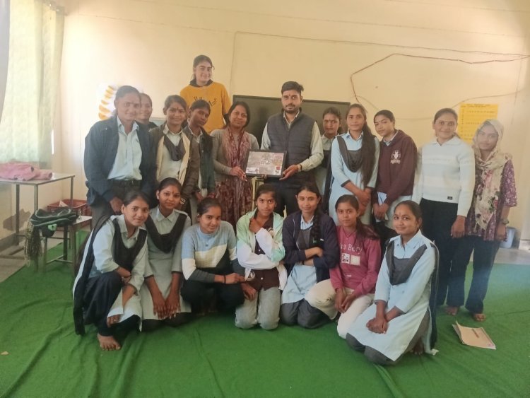 महात्मा गांधी राजकीय विद्यालय भांडारेज में विदाई समारोह आयोजित