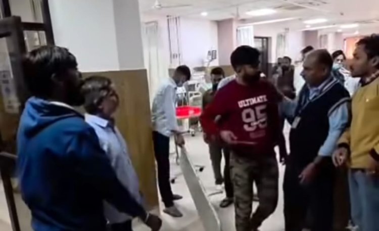 मरीज की मौत परिजनों लगाया लापरवाही का आरोप