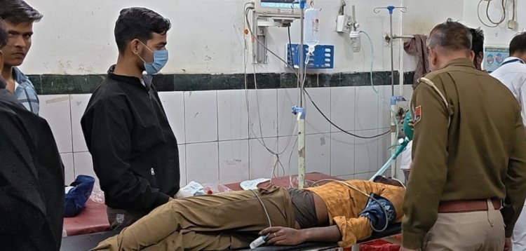 युवक ने थाने के बाहर पिया एसिड हालत गंभीर