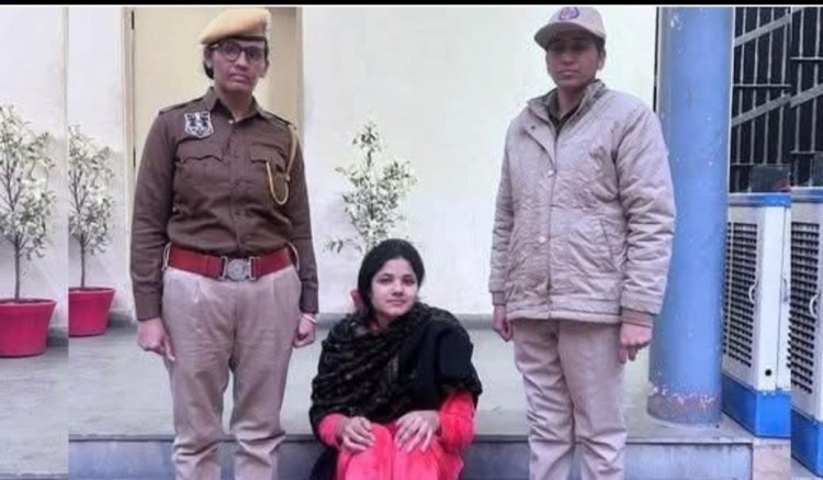 शादी कर चोरी करने वाली महिला गिरफ्तार     