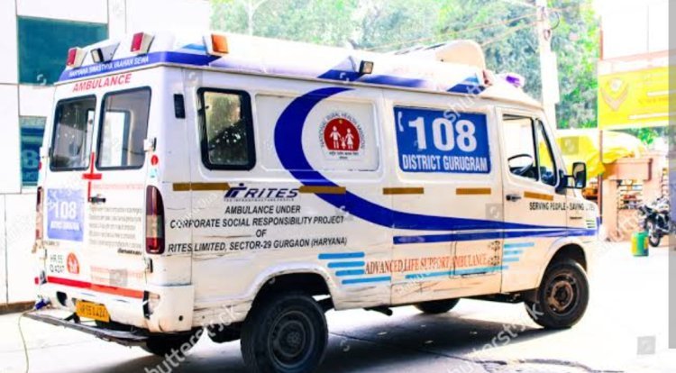 एम्बुलेंस में माल परिवहन       