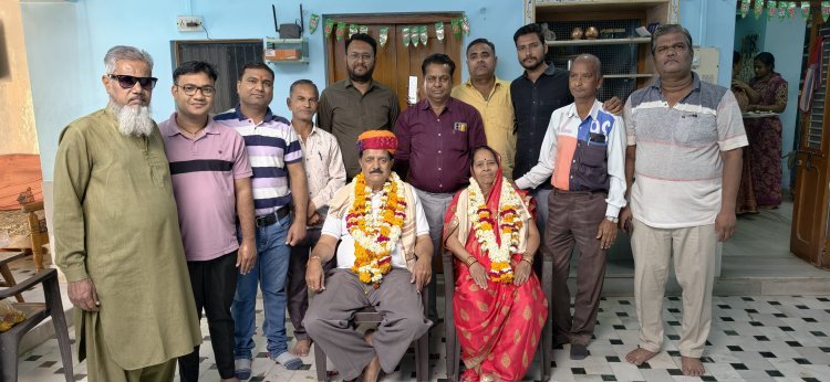 पत्रकार पाराशर दम्पति नेपाल की धार्मिक यात्रा कर लौटे   पत्रकारों ने गर्मजोशी के साथ किया भव्य स्वागत 