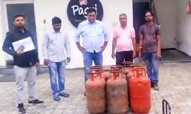 रसद टीम ने रिसोर्ट से 07 सिलेंडर किए जब्त 