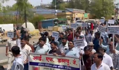 जैसलमेर में पत्रकारों का महाप्रदर्शन