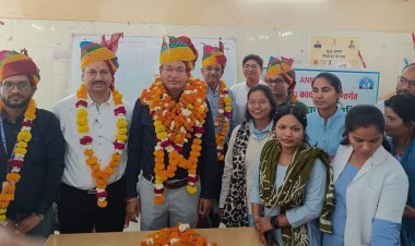 पीएमएसएमए अवार्ड मिलने पर सीएमएचओ पाली का हुआ अभिनन्दनp