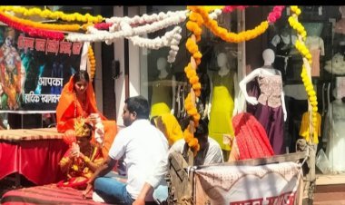 रामनवमी की शोभायात्रा से भगवामय हुआ पाली 