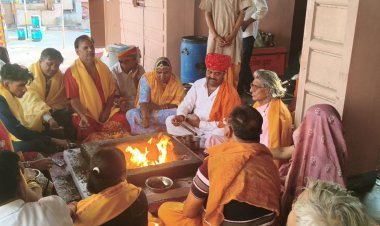 सवराड़ बायोसा धाम में नवदिवसीय यज्ञ पूर्ण अवती के साथ सम्पन्न 