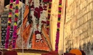 भोलावणी मेले का आयोजन गंवर  माता की निकली  सवारी