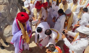 ब्रह्माकुमारीज संस्थान द्वारा कल्याण सरोवर परिसर में शिवालय के भूमिपूजन एवं सरोवर के शिलान्यास का भव्य आयोजन