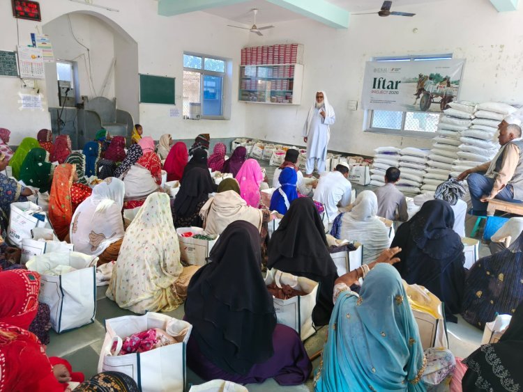 355 गरीब परिवारों को रमजान प्रोजेक्ट किट किए वितरित