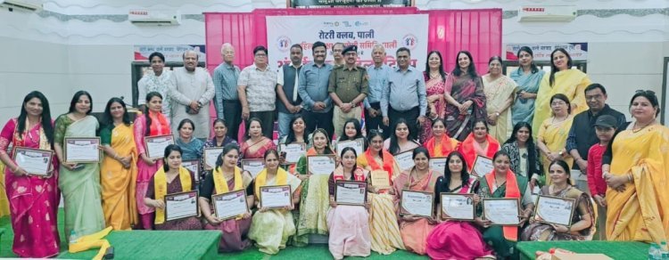 अन्तरराष्ट्रीय महिला दिवस के उपलक्ष्य पर 40 उत्कृष्ट कार्य करने वाली महिलाएं हुई सम्मनित